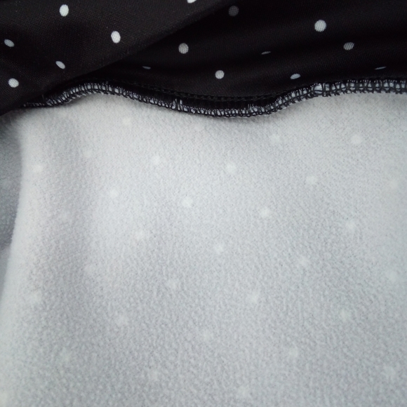 adidas Black White Polks Dot Hoodie Kangaroo Pocket 2020 Collection M 10/12 - Picture 8 of 11